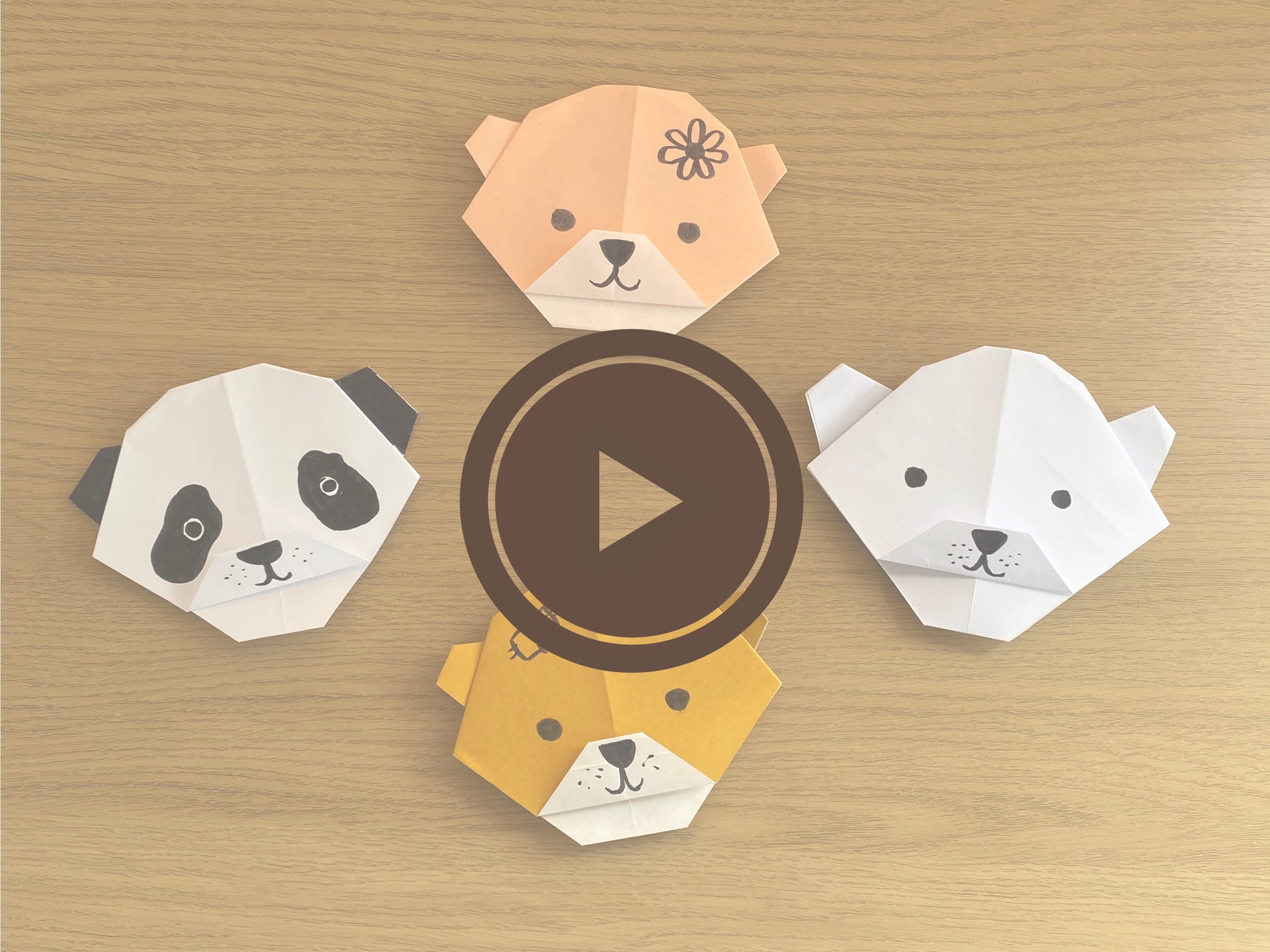 Origami Cashmirino Bears & Co