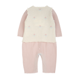 Baby Girl - Luella Little Luxe Cashmere Set – Romper with Sweet Detachable Cardigan
