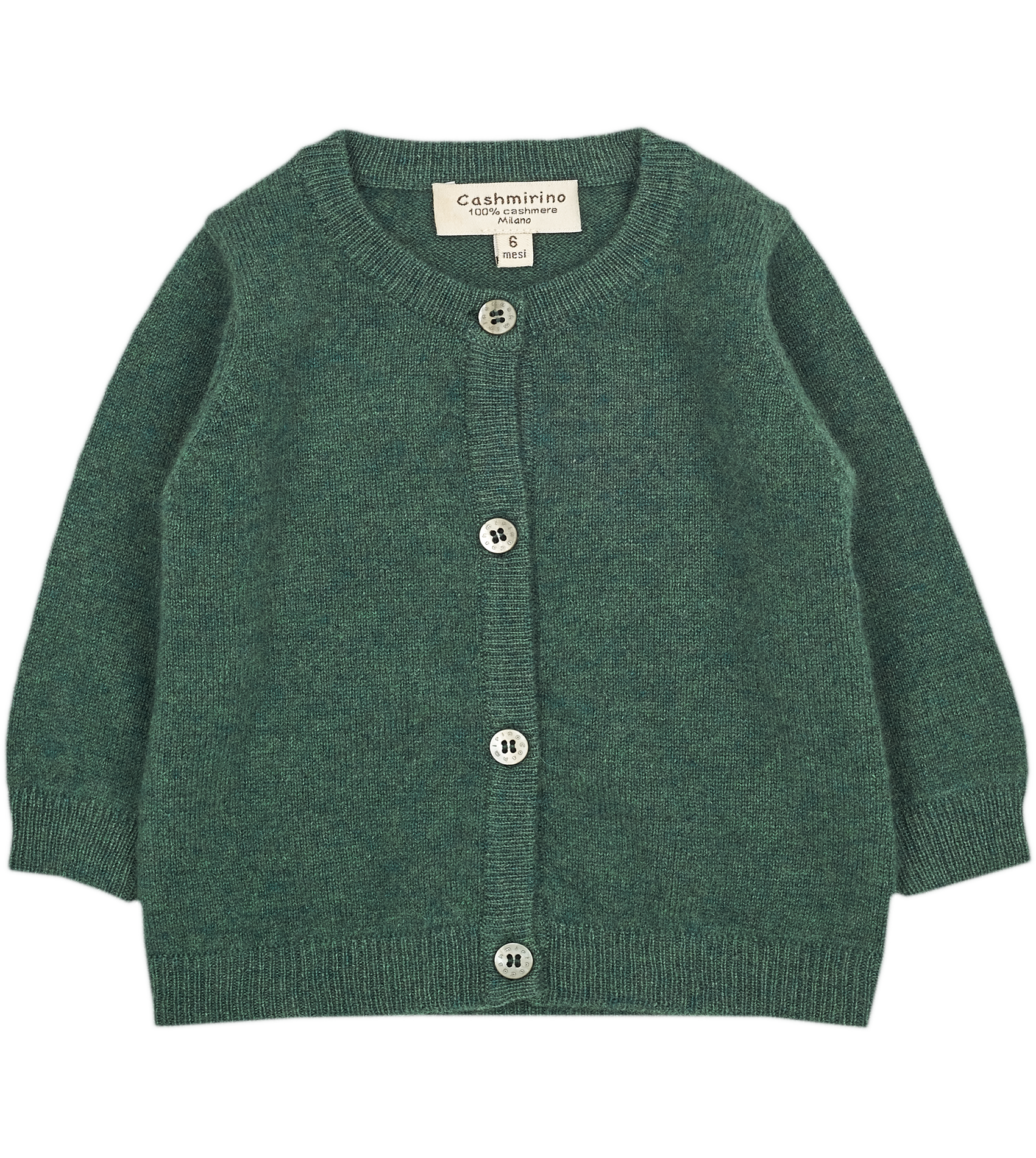 Baby Girl - Sofi 100% Cashmere Crew Neck Everyday Cardigan