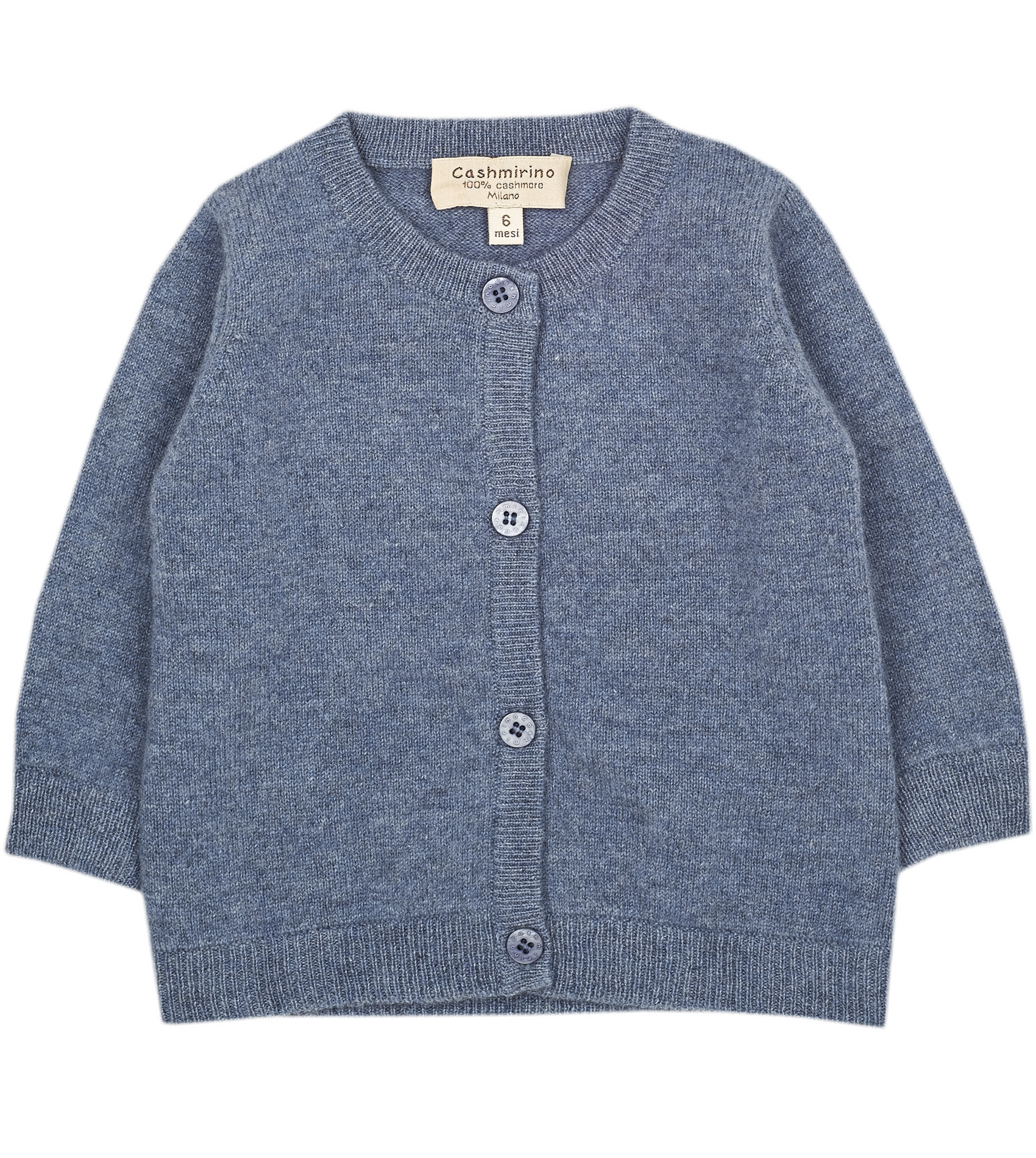 Baby Girl - Sofi 100% Cashmere Crew Neck Everyday Cardigan