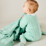 Baby Unisex - Peyton Classic Cable Knit Cashmere Blanket