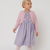 Girl - Edith Hand-Embroidered Wool Dress