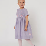 Girl - Edith Hand-Embroidered Wool Dress