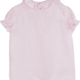 Girl - Joanne Linen Short Sleeve Blouse