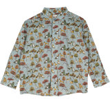 Boy - Bruno Grandad Collar Shirt – 100% Cotton Liberty Fabric