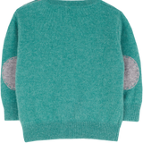 Baby Boy - Nico Jumper – 100% Lightweight Cashmere with Elbow Patches