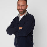 Men - Malaga 100% Premium Cashmere Reversible High Neck Cardigan