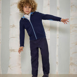 Boy - Manu 100% Cashmere Cardigan Hoodie with Elbow Patches
