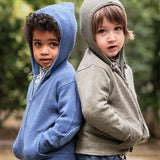 Boy - Manu 100% Cashmere Cardigan Hoodie with Elbow Patches