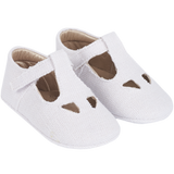 Baby Boy - Francis Linen T-Bar Crawling Shoes