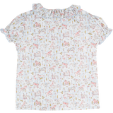 Girl - Trudy Liberty Print Cotton Blouse