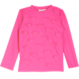 Girl - Rash Vest With Heart Applique
