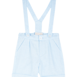 Baby Boy - Philip 100% Linen Shorts with Braces