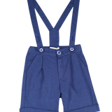 Baby Boy - Philip 100% Linen Shorts with Braces