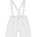 Baby Boy - Philip 100% Linen Shorts with Braces