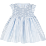 Baby Girl - Angelica Silk Smocked Hand Embroidered Knee Length Dress