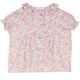 Baby Girl - Trudy 100% Cotton Blouse in Flower Prints