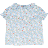Baby Girl - Trudy 100% Cotton Blouse in Flower Prints