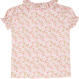 Girl - Trudy 100% Cotton Blouse in Flower Prints