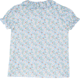 Girl - Trudy 100% Cotton Blouse in Flower Prints