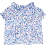 Baby Girl - Trudy 100% Cotton Blouse in Flower Prints