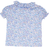 Girl - Trudy 100% Cotton Blouse in Flower Prints