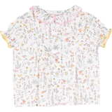 Baby Girl - Trudy 100% Cotton Blouse in Flower Prints