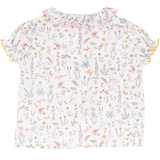 Baby Girl - Trudy 100% Cotton Blouse in Flower Prints