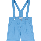 Baby Boy - Oscar Cotton Bermuda Shorts with Braces – Adjustable Waist