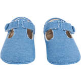 Baby Boy - Arthur Mixed Fabrics Crawling Shoes With Cut Outs