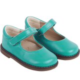 Cashmirino Mint Green Girl classic leather Mary Jane Shoes