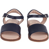 Girl - Leather Classic Sandals With Ankle Strap