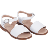 Girl - Leather Classic Sandals With Ankle Strap
