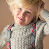 Boy - Marcus 100% Cashmere Cable Knit Roll Neck Jumper