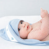 Baby Boy - Matteo 100% Cotton Hooded Towel Set – Ball Embroidery