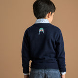 Boy - Mitch Cashmere Jumper with Plane Intarsia