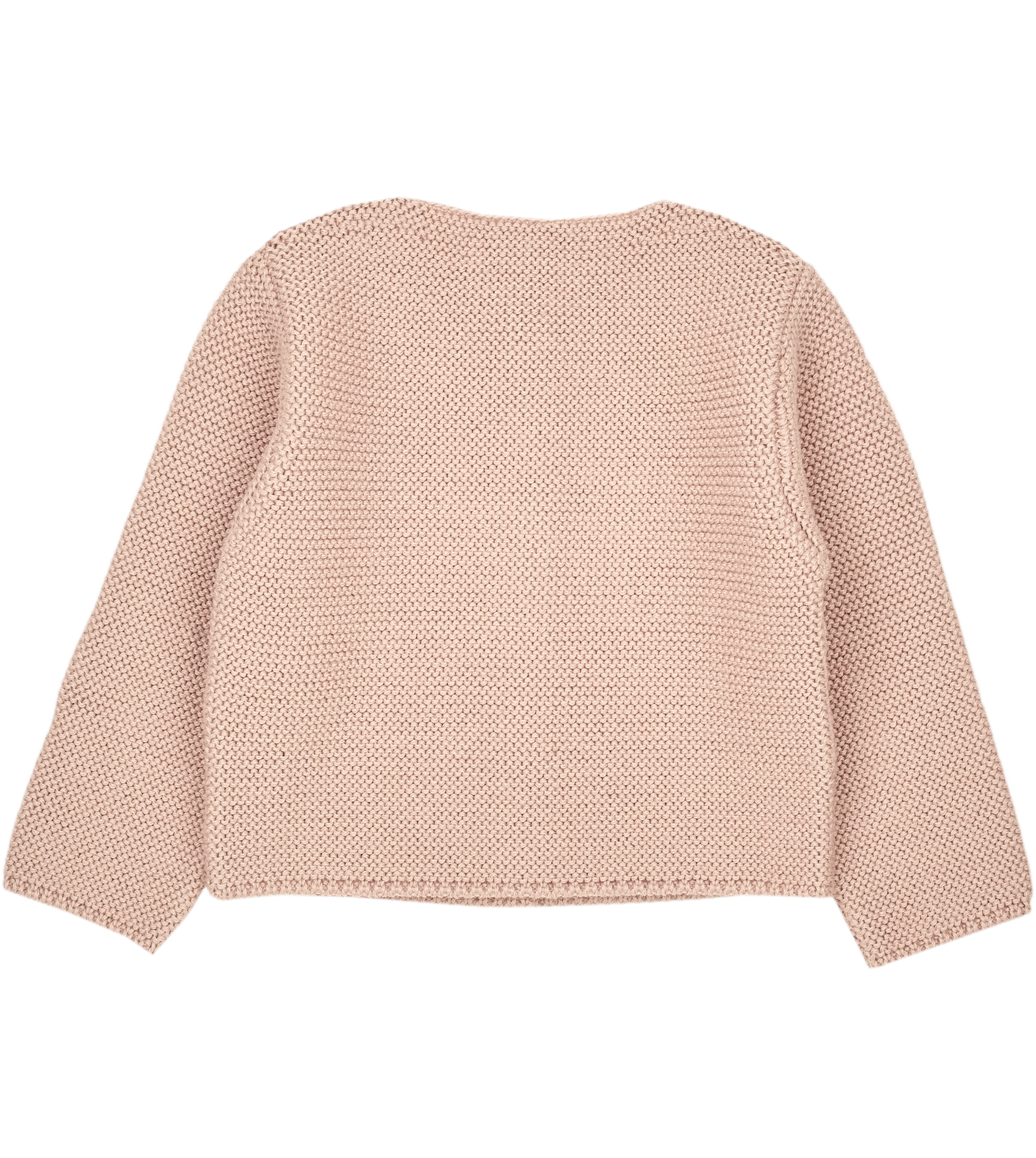 Cashmirino Cameo Rose Baby Girl Royal Alpaca Cropped Cardigan