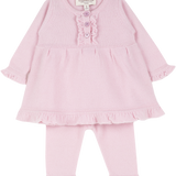 Baby Girl - Freya Cashmere Baby Doll Top & Leggings Set