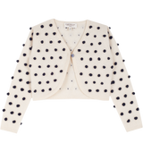 Girl - Dottie Cashmere Shrug with Contrasting Bobbles