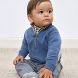 Baby Boy - Sebastian 100% Cashmere High Neck Jumper