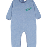 Baby Boy - Mitchell Cashmere Romper with Plane Intarsia