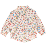 Baby Boy - Oliver 100% Cotton Classic Collar Shirt with Playtime Prints