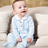 Baby Boy - Teddington Little Bear Embroidered Babygro – 100% Pima Cotton