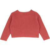 Baby Girl - Brielle Shrug in 100% Cashmere with Braid Stitch Detail