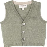 Baby Boy - Benjamin 100% Cashmere V-Neck Sleeveless Cardigan with Pocket