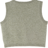 Baby Boy - Benjamin 100% Cashmere V-Neck Sleeveless Cardigan with Pocket