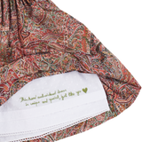 Girl - Lucille Feather Print Cotton Smocked Dress