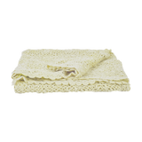 Baby Girl - Delicate Blanket – 70% Cotton & 30% Modal with Crochet Detail