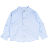 Baby Boy - Bruno Grandad Collar Shirt – 100% Cotton Liberty Fabric