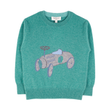 Boy - Dom Cashmere Jumper with Car Intarsia